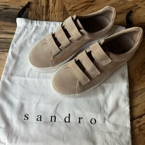Sandro Anita Suede Sneakers